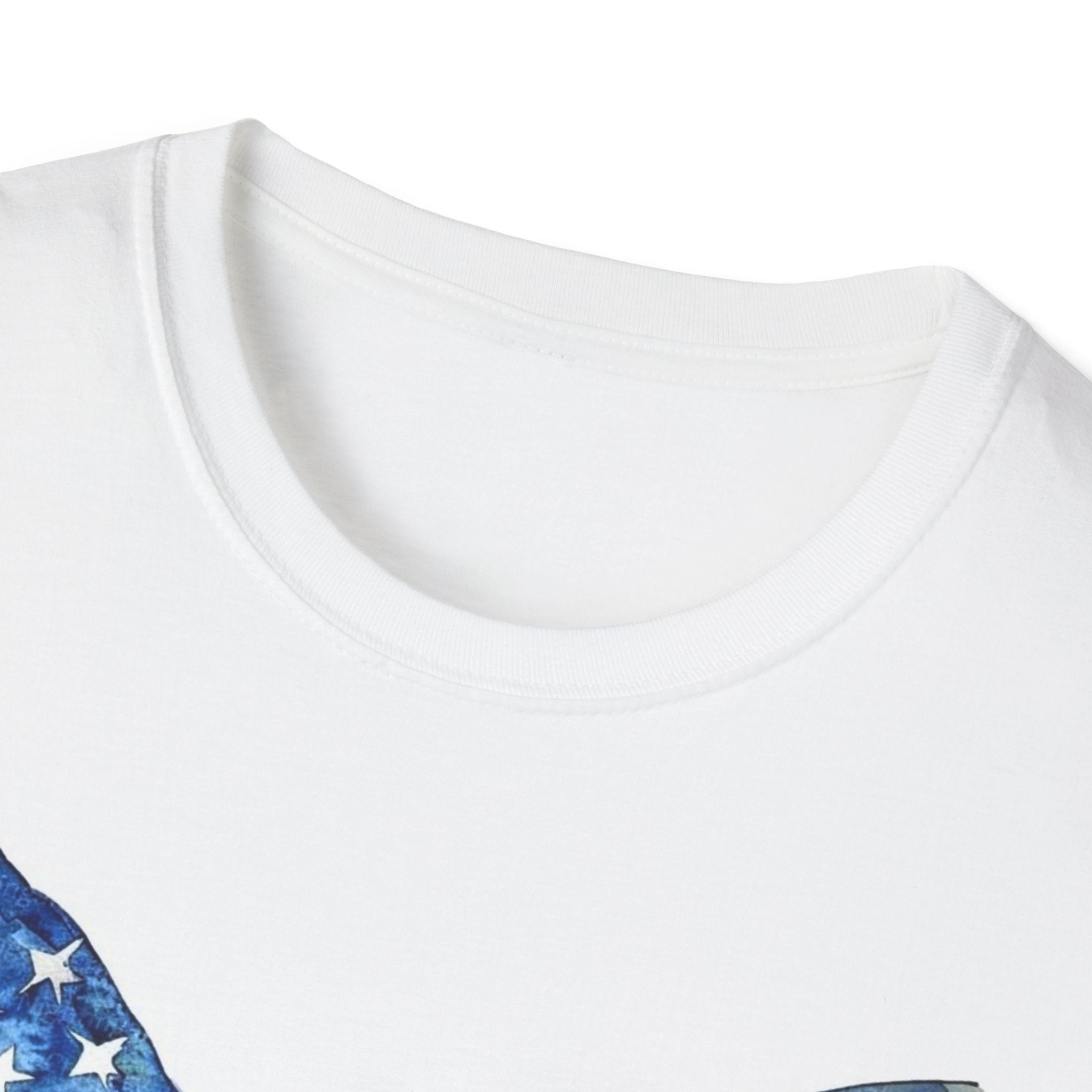 American Flag Bow T-Shirt — Patriotic Watercolor Bow Tee for 4th of July